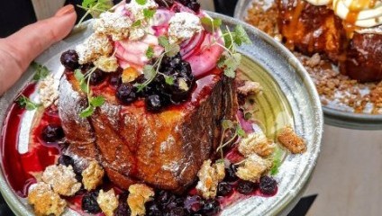 Colourful plate of food