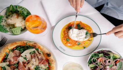 Lunch menu at San Carlo Manchester