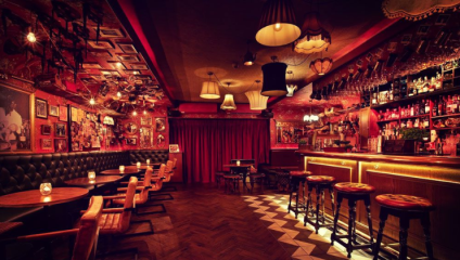 Interior of Barts Cocktail Bar in Chelsea