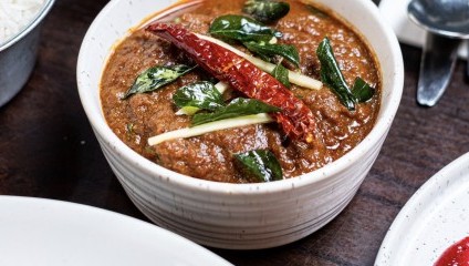 Nutmeg restaurant's curry dish