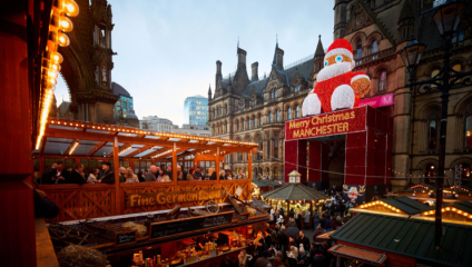 Manchester's iconic Albert Square Christmas market