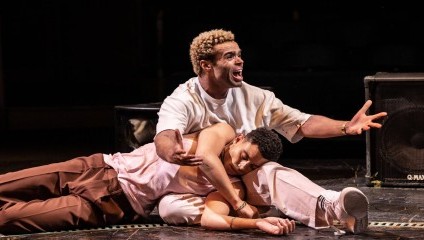 Romeo (Conor Glean) mourns a friend