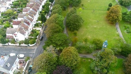Blakers Park Brighton. In the middle of the park is its most recognisable feature, the 50-foot-high clock tower.