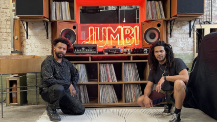 Photograph of the two owners of Jumbi Peckham, Bradley Zero and Nathanael Williams