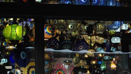 The stunning selection of lamps from Crown Concept Store, Kensington Gardens.