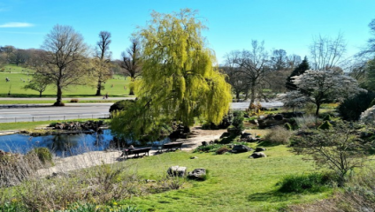 Preston Park is the largest urban park in the Brighton. It also boasts several interesting and unique buildings, including the Rotunda, Clock Tower, Tile House and nearby Preston Manor. On the opposite side of Preston Road to the main park is The Rockery. The Rockery is the largest municipal rock garden in the country. It is also home a cycle velodrome,