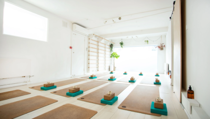 Image of the interior of Trika yoga, Bristol