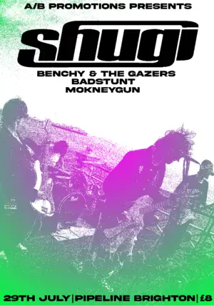Shugi with support from Benchy  The Gazers BADSTUNT and MONKEYGUn