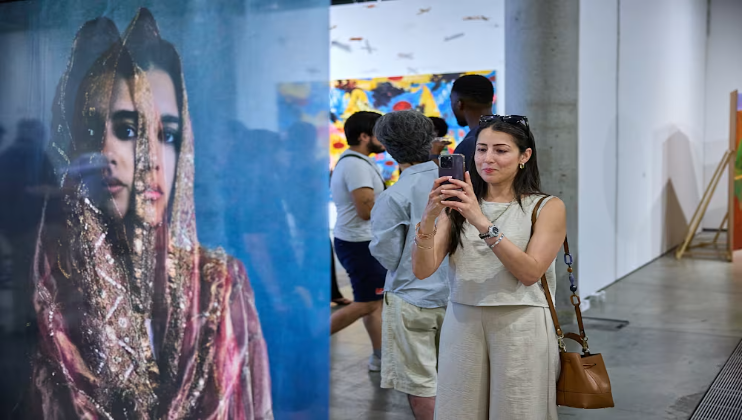 'Nani Ka Dupatta - Remnants of a Separation', Farwa Tahir, 2025 MA Fine Art, Central Saint Martins, UAL | Photograph: Paul Cochrane