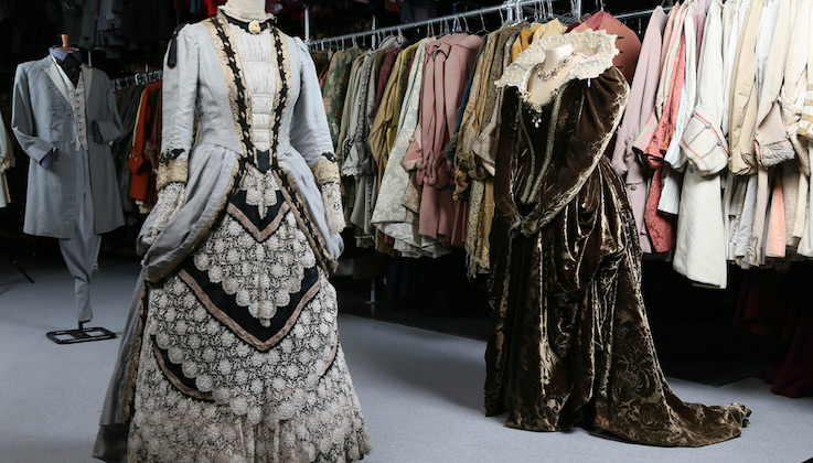 Period costumes from the Angel's Costumes warehouse