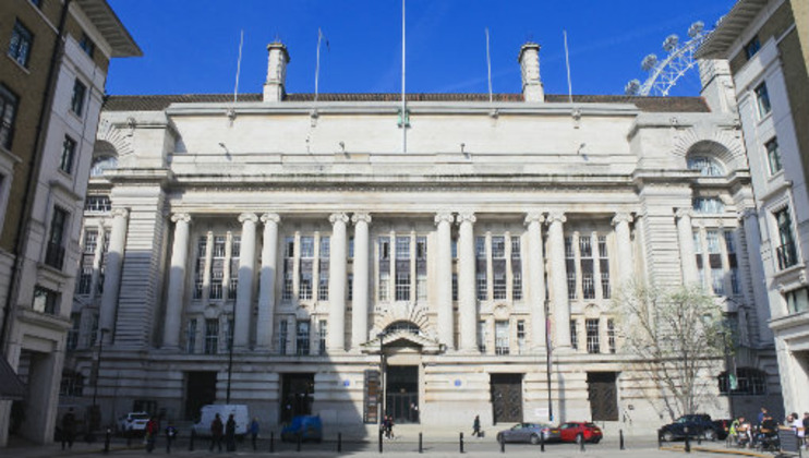 Front Image of County Hall, London