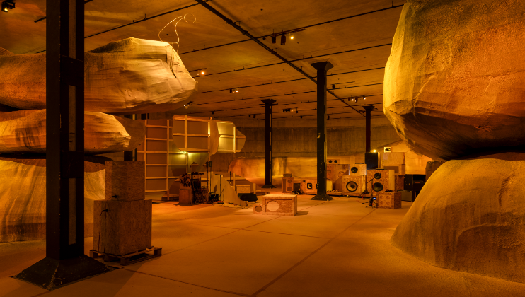 Installation photograph of Infinities Commission 2026 nora chipaumire gadzi © Tate Photography (Lucy Green).