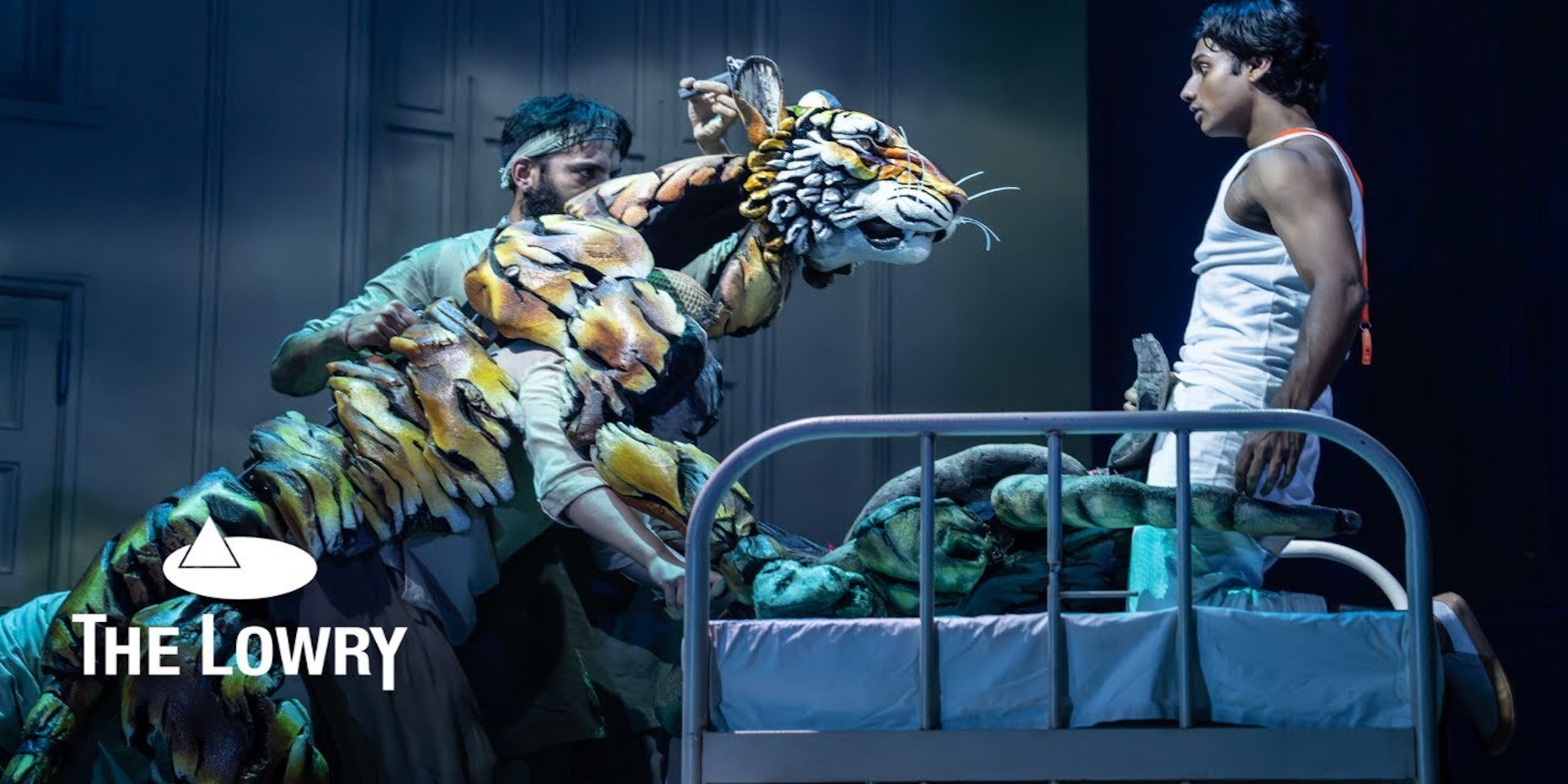 Pi (Divesh Subaskaran) encounters the puppet tiger.