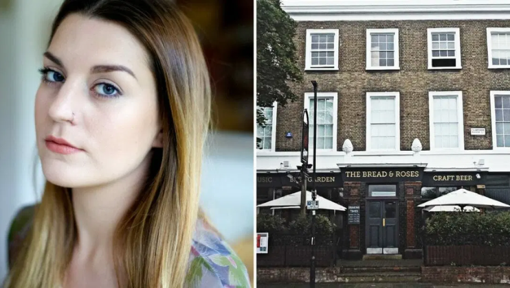 Left: a headshot of Velenzia Spearpoint, Artistic Director of the Lambeth Fringe Festival
Right: The Bread & Roses theatre pub in Clapham