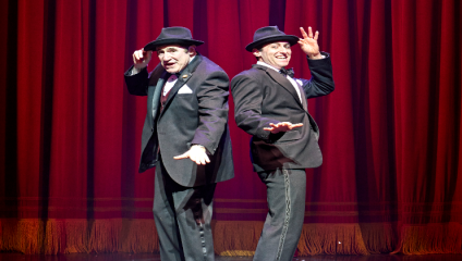 Richard Kind (Max Bialystock) and Marc Antolin (Leo Bloom) - credit Manuel Harlan