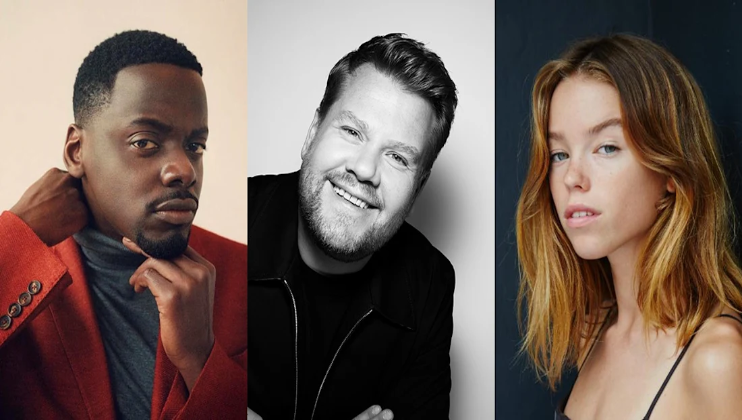 Daniel Kaluuya, James Corden, and Milly Alcock