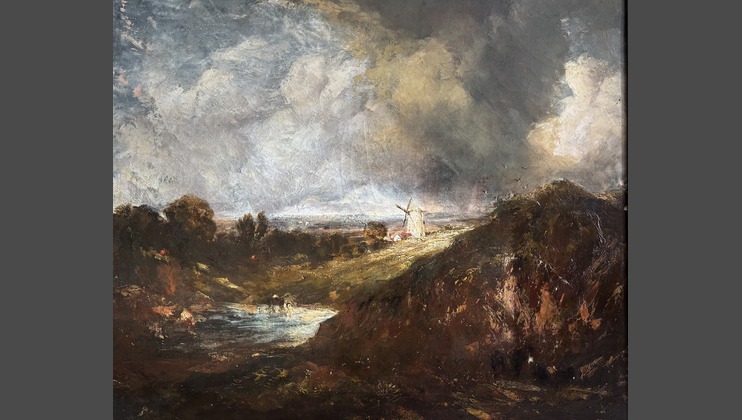 Hampstead Heath with a Rainbow (c.1830)