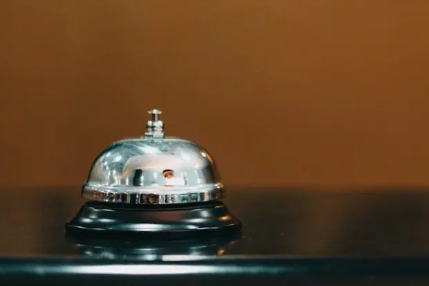 Hotel Reception Desk Bell