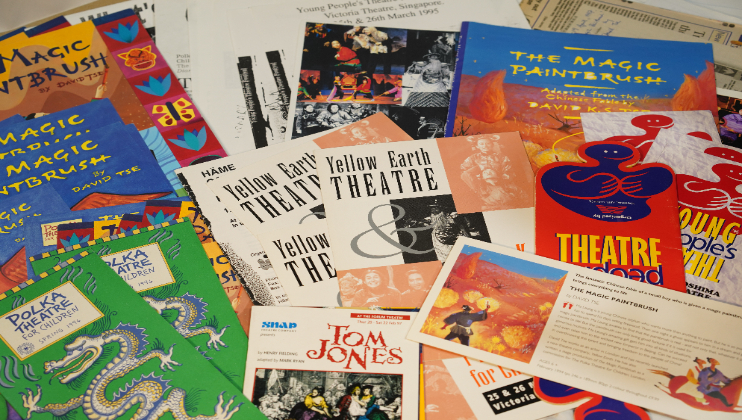Angela Wang ; Archive Flyers - New Earth Theatre - Living Archive