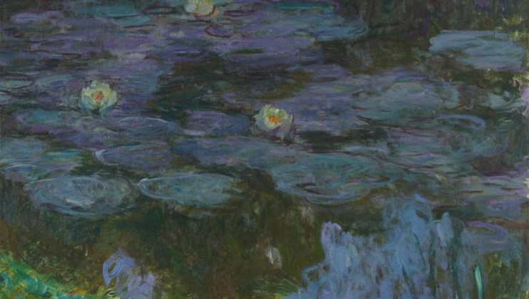 Image: Detail from Claude Monet, 'Water-lilies', 1917