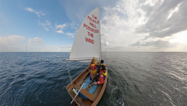 The People Will Possess The Wind - sailed in the Thames Estuary - credit_ Nell Houguez, Platform
