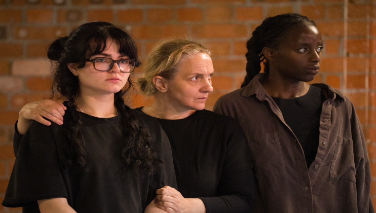 The Flowers of Srebrenica rehearsal photo
