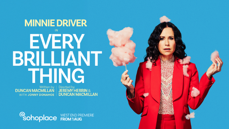 Minnie Driver in Every Brilliant Thing @sohoplace