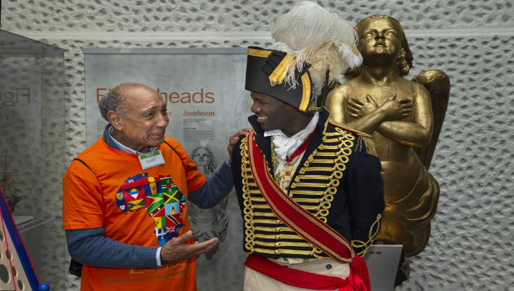 Caribbean Takeover - historic character actor at National Maritime Museum