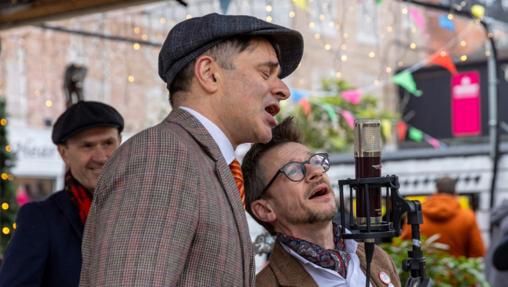 Carols By The River 2024, photo Naomi Gabrielle for South Bank London